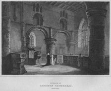 Interior of Carlisle Cathedral. Cumberland 1814. Artist: John Greig