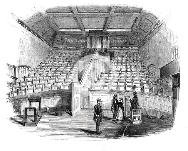 Interior of chapel, 1842. Creator: Unknown.