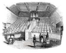 Interior of chapel, 1842. Creator: Unknown