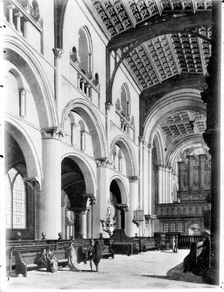 Interior of Christ Church Cathedral, Oxford, Oxfordshire