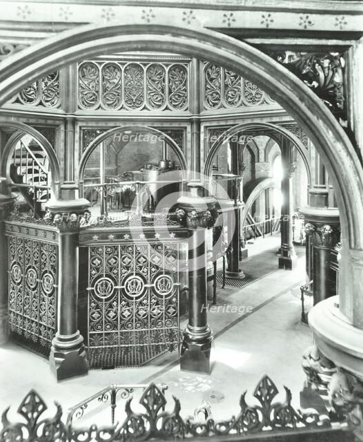 Interior of Crossness Sewage Treatment Works, Erith, London, 1949. Artist: Unknown.