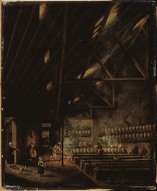 Interior of a workshop, c1777. Creator: Pierre-Antoine Demachy