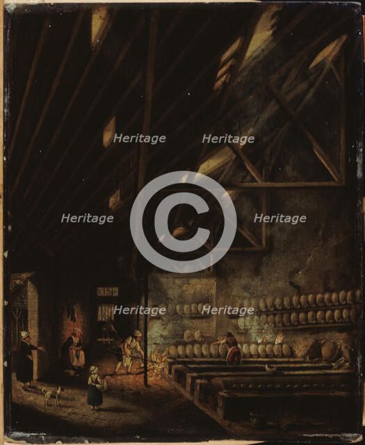 Interior of a workshop, c1777. Creator: Pierre-Antoine Demachy.