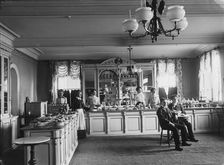 Interior of a cafe, Malmö, Sweden, c1910