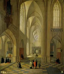 Interior of a Church, 1646. Creator: Frans Francken III