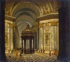 Interior of a Church, 1665. Creator: Wilhelm Schubert van Ehrenberg