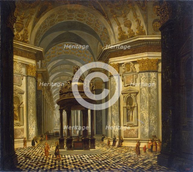 Interior of a Church, 1665. Creator: Wilhelm Schubert van Ehrenberg.