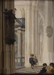 Interior of a Church, 1635. Creator: Dirck van Delen