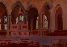 Interior of a Church, 1902. Creator: Jerzy Karszniewicz