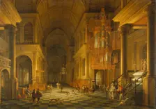 Interior of a Church Built in the Late-Renaissance Style, 1646. Creators: Anthonie De Lorme, Anthonie Palamedesz