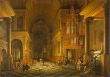 Interior of a Church Built in the Late-Renaissance Style, 1646. Creators: Anthonie De Lorme, Anthonie Palamedesz