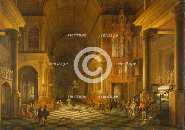 Interior of a Church Built in the Late-Renaissance Style, 1646. Creators: Anthonie De Lorme, Anthonie Palamedesz.