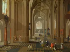 Interior of a Church, c1610-1650. Creator: Peeter Neeffs the Elder