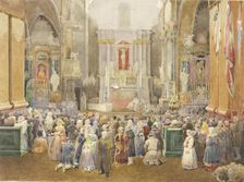 Interior of a Church during Mass, 1845