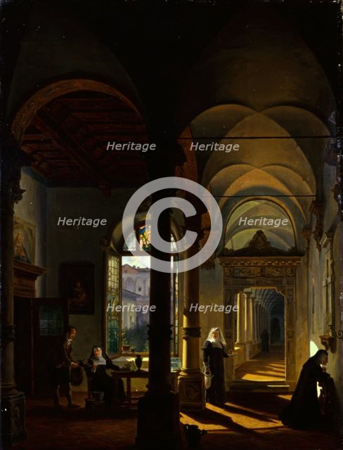 Interior of a Convent, 1832.