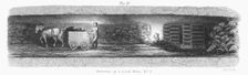 Interior of a coal mine, 1862. Creator: Unknown
