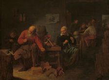 Interior of a Cobbler's Shop, c.1650. Creator: David Ryckaert III
