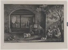 Interior of a Farm at Saint-Jean-de-Touslas, 1793. Creator: Jean-Jacques de Boissieu