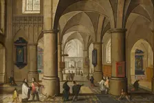 Interior of a Gothic Church. Creator: Pieter Neefs