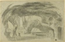 Interior of a Grotto, n.d. Creator: Richard Wilson