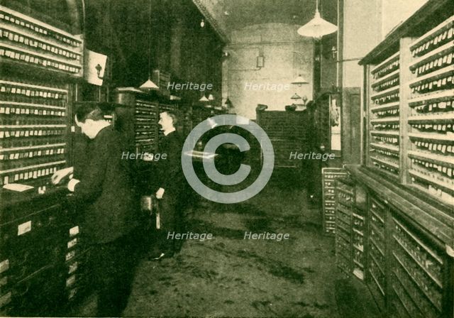 'Interior of a Great Western Booking-Office', 1930. Creator: Unknown.