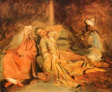 Interior of a Harem 1856. Artist: Théodore Chassériau