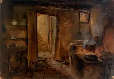Interior of a Kitchen, n.d. Creator: Eliphalet Frazer Andrews