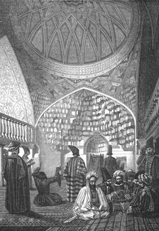 'Interior of a Mosque in Turkestan; Notes on Western Turkistan 1875. Creator: Unknown