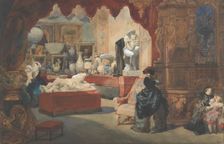 Interior of a Museum, 19th century. Creator: Eugene Louis Lami