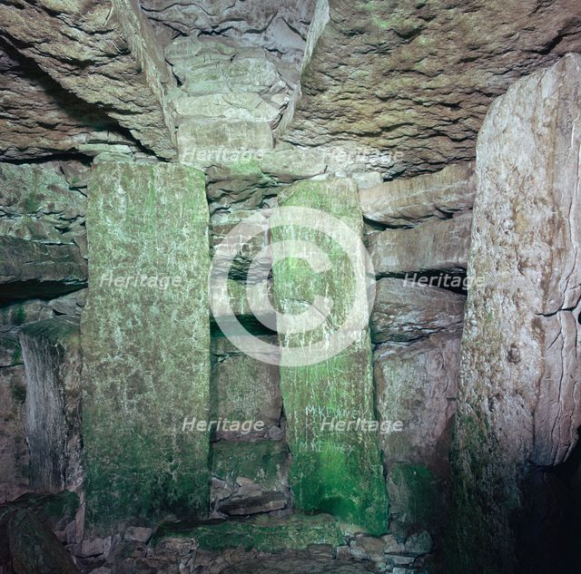 Interior of a Neolithic Passage Grave, 33rd-25th century BC. Artist: Unknown