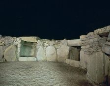 Interior of a passage grave, 26th century BC