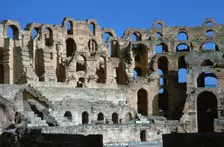 Interior of a Roman colosseum, 3rd century