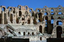 Interior of a Roman colosseum, 3rd century