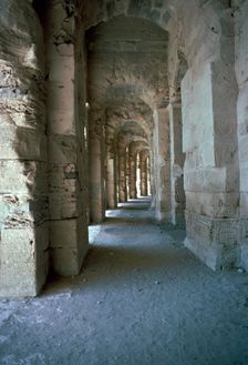 Interior of a Roman colosseum, 3rd century