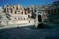 Interior of a Roman colosseum, 3rd century