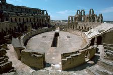Interior of a Roman colosseum, 3rd century