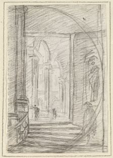 Interior of a Roman Palace, 1754/1765. Creator: Hubert Robert