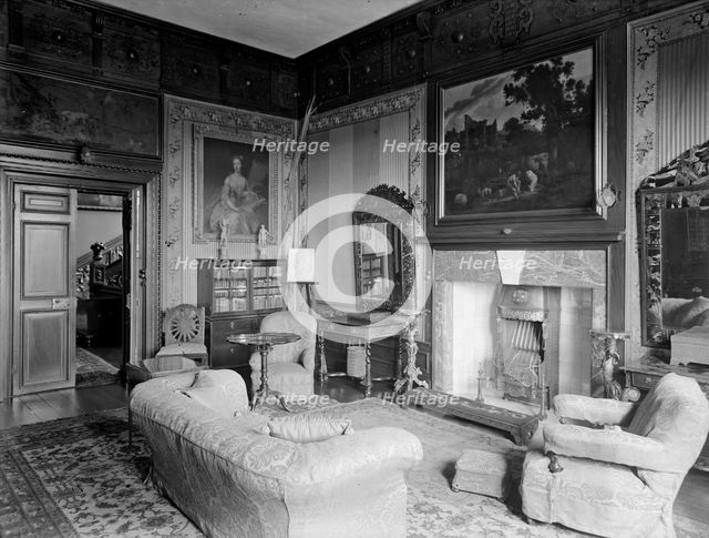 Interior of a room at Ham House, Richmond, London. Artist: WJ Brunell