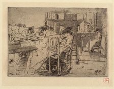 Interior of a Shop, 1885. Creator: Robert Frederick Blum