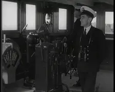Interior of a Ship at Sea With Men at Work, 1920s. Creator: British Pathe Ltd