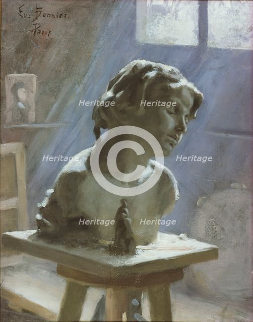 Interior of a Studio in Paris, 1886. Creator: Eva Fredrika Bonnier.