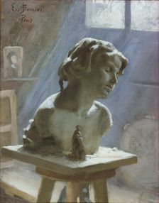 Interior of a Studio in Paris, 1886. Creator: Eva Fredrika Bonnier