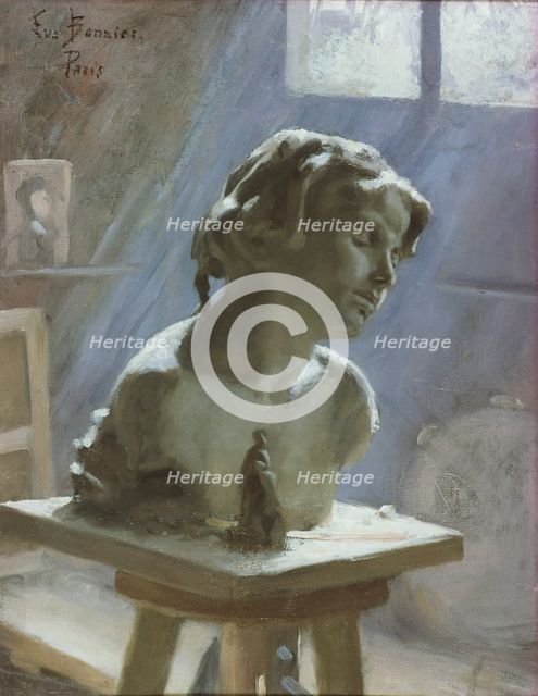 Interior of a Studio in Paris, 1886. Creator: Eva Fredrika Bonnier.