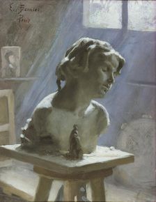 Interior of a Studio in Paris, 1886. Creator: Eva Fredrika Bonnier