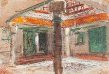 Interior of an Exotic Palace, c. 1867. Creator: Hercules Brabazon Brabazon