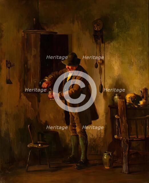 Interior of an Irish Cottage. Creator: Howard Helmick.