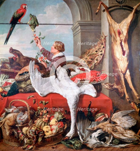 Interior of an Office', c1635. Artist: Frans Snyders