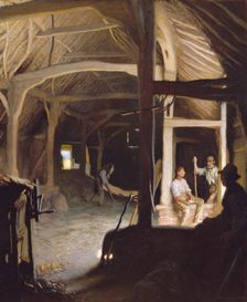 Interior of an Old Barn, 1908. Creator: George Clausen
