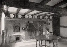 Interior of Anne Hathaway's Cottage, Stratford-upon-Avon, Warwickshire, England, 1924-1926