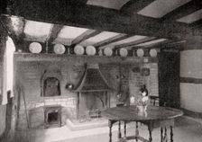 Interior of Anne Hathaway's Cottage, Stratford-upon-Avon, Warwickshire, England, 1924-1926